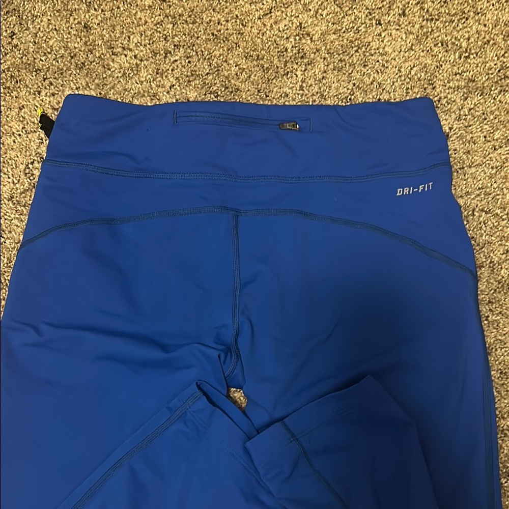 Nike Blue Dri-FIT Leggings size M - Picture 4 of 5